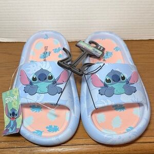 NEW! Disney Stitch Women's Comfort Slide Sandals Size 10